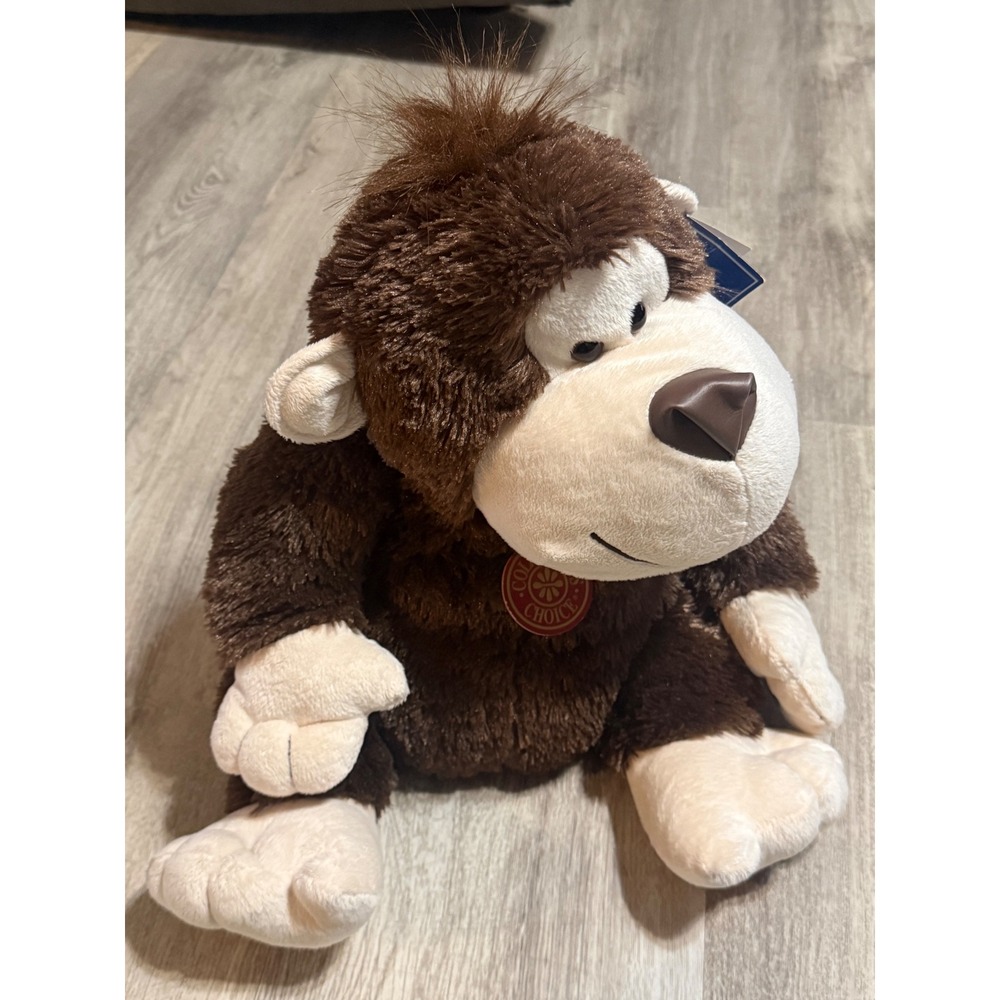 Dan Dee Collector's Choice Lovable Huggable Brown Monkey Plush Stuffed Animal
